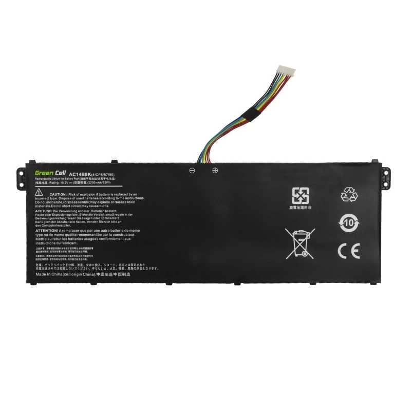 Green Cell AC72 kannettavan varaosa-akku
