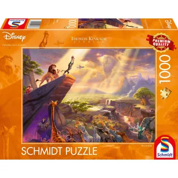 Thomas Kinkade Studios: Disney Dreams Collection - Leijonakuningas, palapeli 1000 palaa