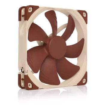 Noctua NF-A14 5V PWM 140 mm koteloinnin tuuletin, 300–1500 rpm, 24,6 dB, beige/ruskea