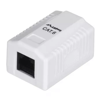 LANBERG kojerasia RJ-45 OU6-0001-W, Cat6, valkoinen
