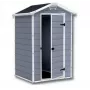 Muovivaja Keter S 1457 0043 yksittäinen ovi musta katto 1280x940x1960 mm