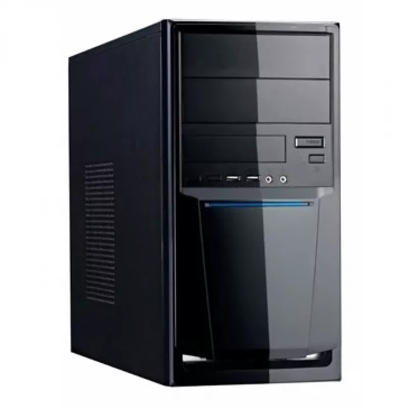 Linkworld 7271-23 tietokonekotelo Midi Tower musta