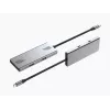 USB-keskitin Gembird 4-porttinen USB 3.2 Gen 2 Type-C -keskitin, 4x Type-A- ja Type-C-liitännät