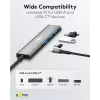 Goobay Slim 4-porttinen USB-keskitin USB-C - USB-A 5 Gbit/s - -Plug> 1x (76562)