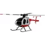 Amewi RC-helikopteri MD500 Li-Po akku 350mAh hopea/punainen (25354)