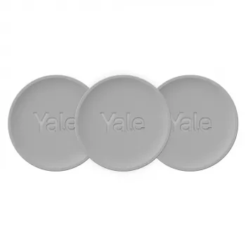 Yale Dot 3 kpl:n pakkaus, hopea