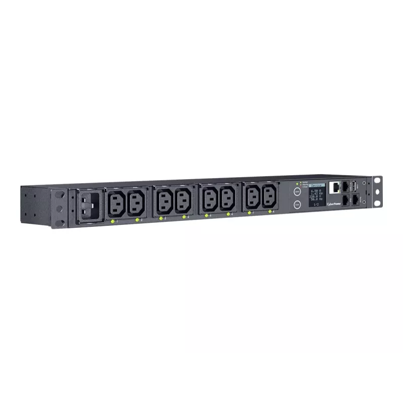 CyberPower PDU41005 virranjakoyksikkö (PDU) 8 AC-lähtöä 1U musta