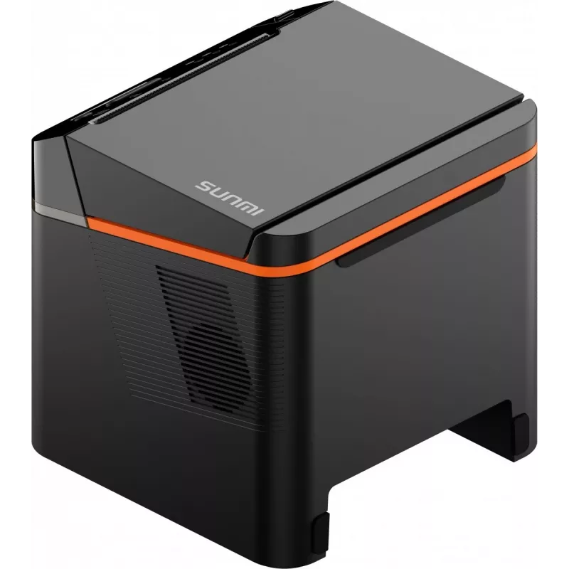 SUNMI C04020020 80 mm Kitchen Cloud Printer kuittitulostin, lämpö, leikkuri, USB-C, Bluetooth, Ethernet, Wi-Fi, musta