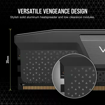 VENGEANCE® 48GB (2x24GB) DDR5 DRAM 7000MT/s CL36 muistisarja