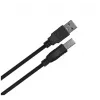 Lanberg CA-USBA-11CC-0010-BK USB-kaapeli 1 m 2.0 USB B musta