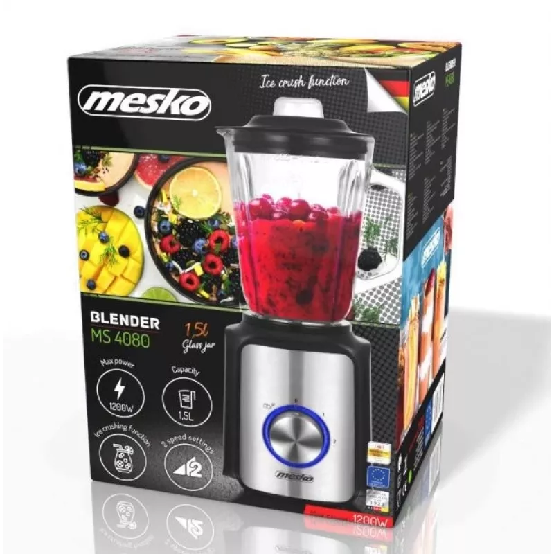 Mesko MS 4080 -tehosekoitin 1,5 L pöytätehosekoitin