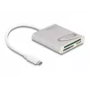 Kortinlukija DeLOCK 91005 USB 3.2 Gen 1 Type-C harmaa CF MMC MicroSD