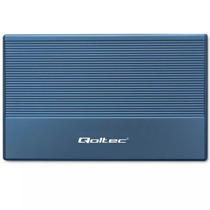 Ulkoinen 2,5 tuuman SSD/HDD-kotelo QOLTEC 52276 USB 3.0 SATA jopa 2 TB