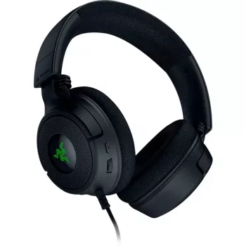 Razer Kraken V4 X - langallinen PC-pelikuuloke (TriForce 40 mm:n elementit, sisään työnnettävä kardioidimikrofoni, 7.1-tilaääni, Chroma RGB PC:lle, konsolille ja puhelimelle)