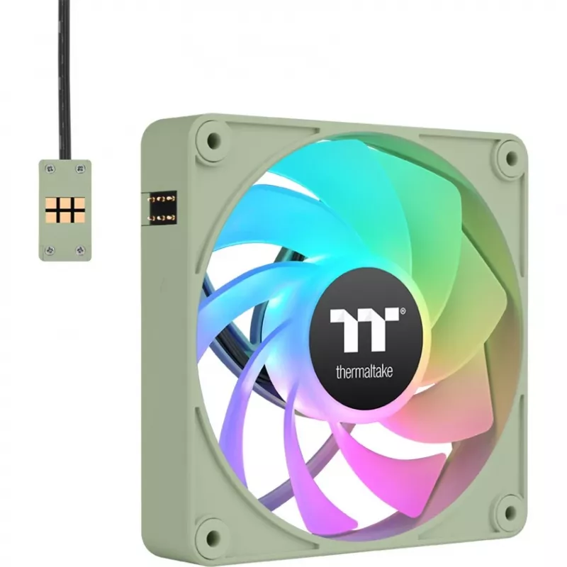 Thermaltake CT120 EX Reverse ARGB Sync 120 mm 3 kpl:n pakkaus kotelotuuletin – Matcha Green