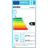 Kalusteisiin asennettava uuni SIMFER 4207DERBB.1 — 47 L, monitoiminto, manuaalinen ohjaus, 45 cm, valkoinen