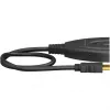 HDMI-vaihtokotelo 3 to 1 (4K @ 60Hz), HDMI-kytkin (musta, 55cm kaapeli)