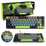 Mekaaninen näppäimistö MEDIA-TECH MT1260 Red Core MX60, 60 % muotokerroin, CHERRY MX Red -kytkimet, RGB-valaistus, USB, vihreä