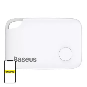 Avaimenetsijä Baseus T2 avaimenetsijä ZLFDQT2-02 Bluetooth-paikannin BSU1041WHT
