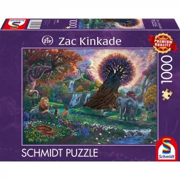 Schmidt Spiele -palapeli, Zac Kinkade, The Garden of Eden, 1000 palaa