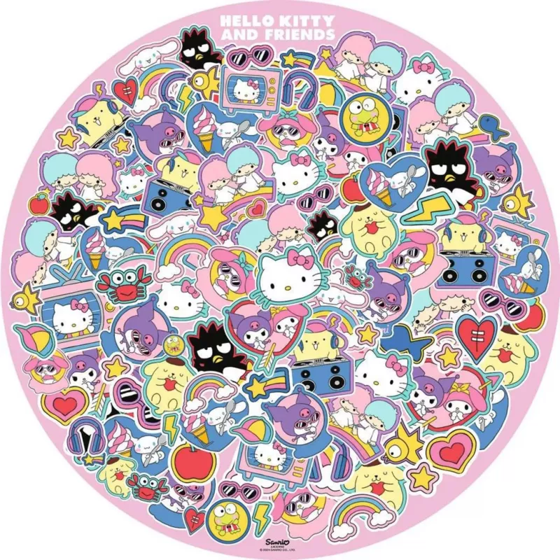 Ravensburger palapeli Hello Kitty and Friends — 500 palaa, pyöreä