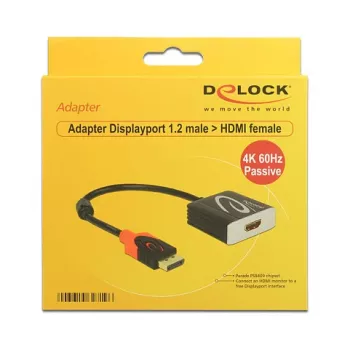 Kaapeli DisplayPort HDMI DeLOCK 0,2 m