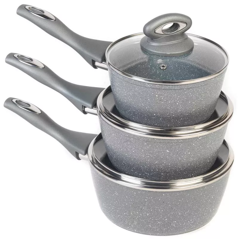 Kattilasarja Salter BW02986G1EU7 — 3-osainen kattilat 16 cm, 18 cm, 20 cm