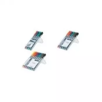 Staedtler 311 WP4 -merkkiaine 4 kpl musta sininen vihreä punainen