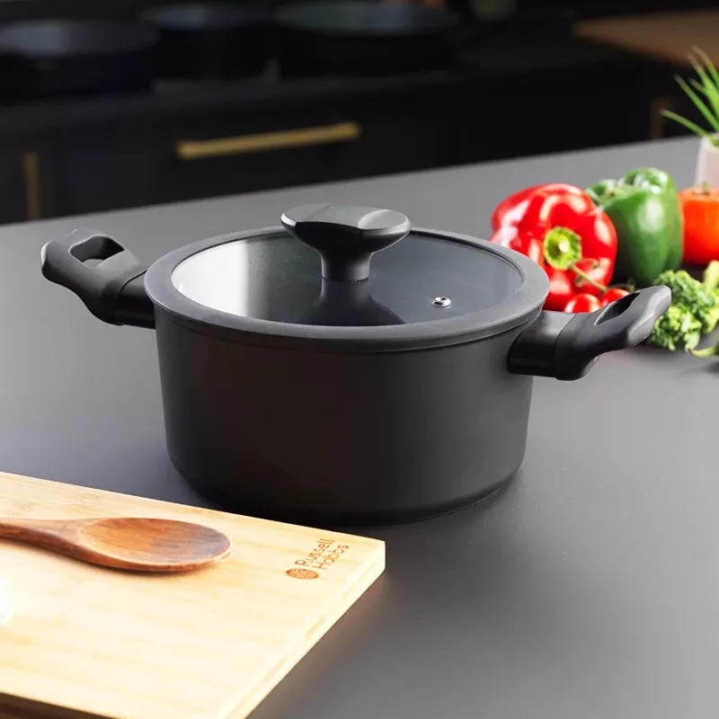 Lihapata Russell Hobbs RH01863EU7 20 cm Crystaltech keittoastia ruostumaton teräs lasikansi