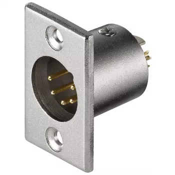 Wentronic Goobay mikrofonin kojerasialiitin kullatuilla kontakteilla - 5-napainen (11966)