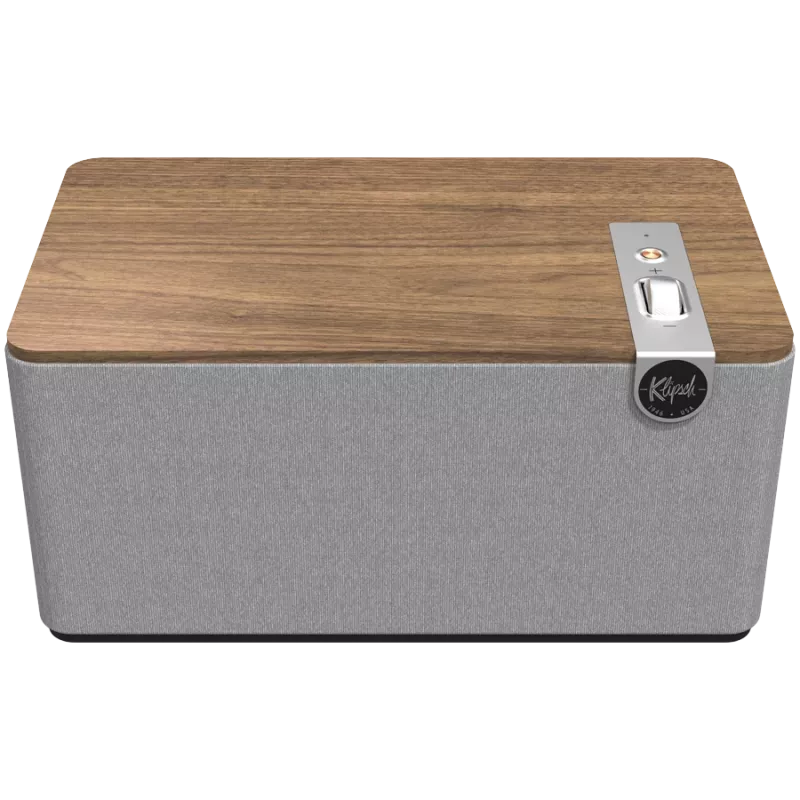 Klipsch the Three Plus Premium Bluetooth -kaiutinjärjestelmä pähkinä USB RCA...