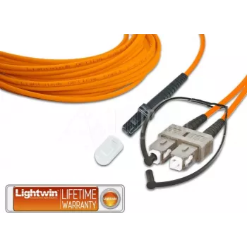 Lightwin laadukas duplex-kuitu-patchkaapeli, MM OM2, MTRJ - SC kuitu-patchkaapeli (LDP-50 MTRJ-SC 3.0)