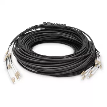 Kuitukaapeli DIGITUS DK-24338U030BK-BBB, esivalmisteltu OM4 monimuoto 8-säikeinen, LC/UPC–LC/UPC, 30 m, U-DQ(ZN) BH
