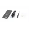 GEMBIRD EE2280-U3C-01 Gembird M.2-kotelo USB 3.0, alumiini, musta
