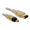FireWire A/A -kaapeli DeLOCK 2,0 m harmaa