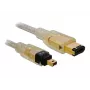 FireWire A/A -kaapeli DeLOCK 2,0 m harmaa