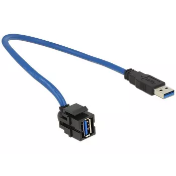 USB-kaapeli DeLOCK 86375 USB 3.2 Gen 1 0,5 m USB A sininen