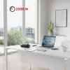 MACLEAN MCE393 B jatkojohto — 4 pistorasiaa, 3×USB, 110–240 V, 2500 W, 3 m kaapeli, musta