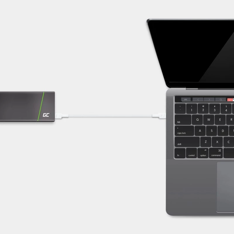 Greencell KABGC31W USB-kaapeli valkoinen