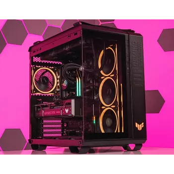 DistriNode-pelitietokone räätälöitynä — Ryzen 7 9800X3D + RTX 5070 Ti, 32GB DDR5