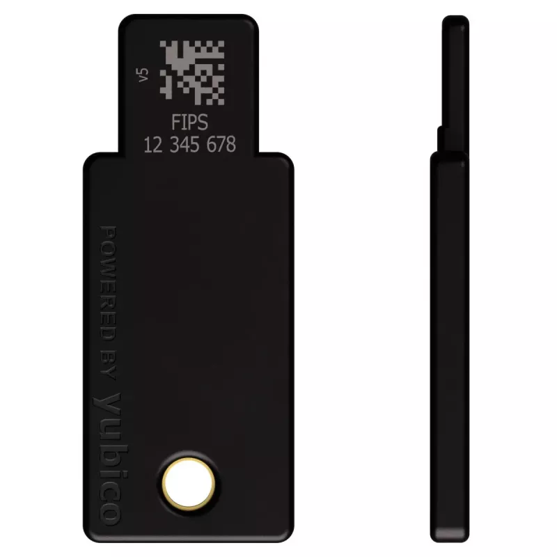 Yubico YubiKey 5 NFC FIPS turva-avain, USB-A, musta