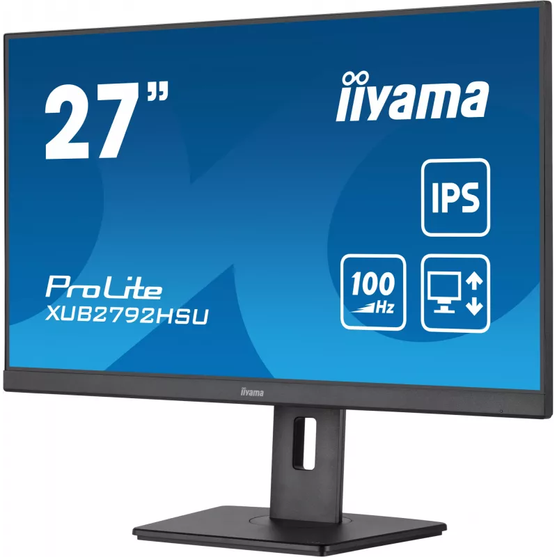 iiyama XUB2792HSU-B6 -tietokonemonitori 68,6 cm (27 inch) 1920 x 1080 pikseliä Full HD LED musta