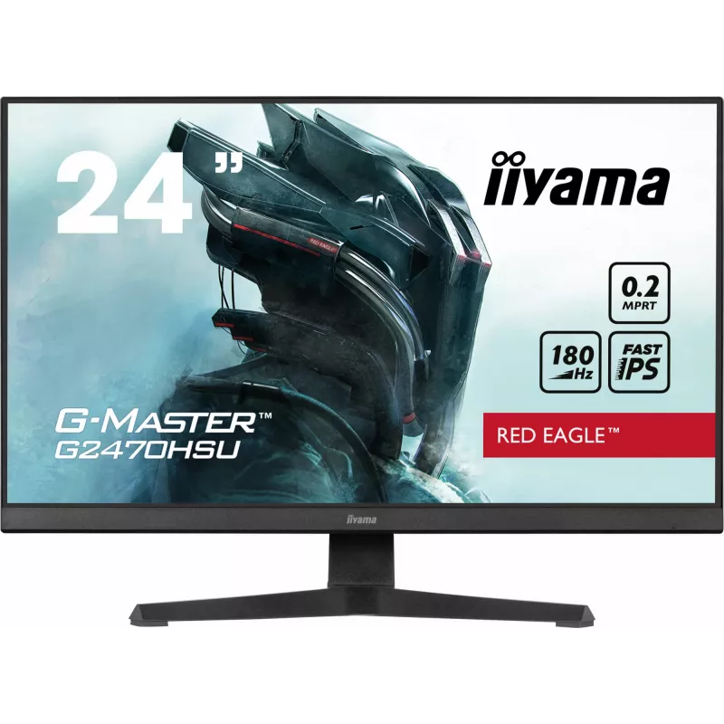 iiyama G-MASTER G2470HSU-B6 -tietokonemonitori 60,5 cm (23,8 inch) 1920 x 1080 pikseliä Full HD LCD musta