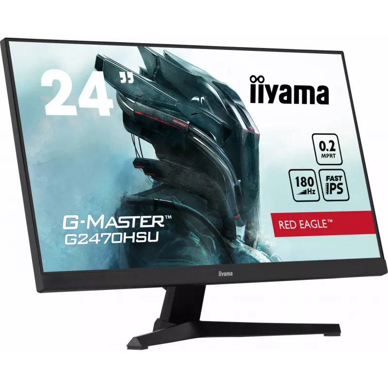 iiyama G-MASTER G2470HSU-B6 -tietokonemonitori 60,5 cm (23,8 inch) 1920 x 1080 pikseliä Full HD LCD musta
