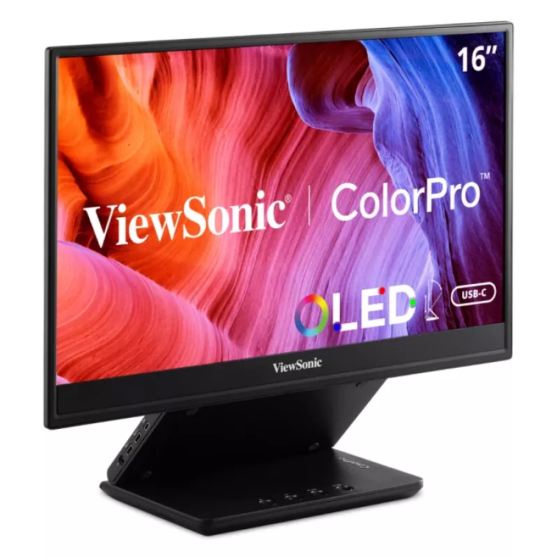 Viewsonic VP Series VP16-OLED tietokonenäyttö 40,6 cm (16 inch) 1920 x 1080 pikseliä Full HD musta