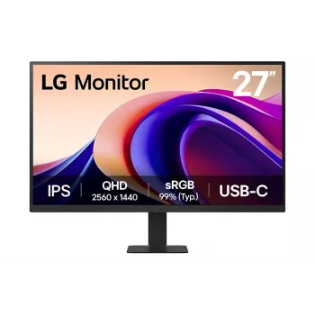 LG 27 inch IPS QHD 2560x1440 -monitori (27U631A-B), 27 inch, 100 Hz, 5 ms, HDR10, USB-C PD 15W, VESA