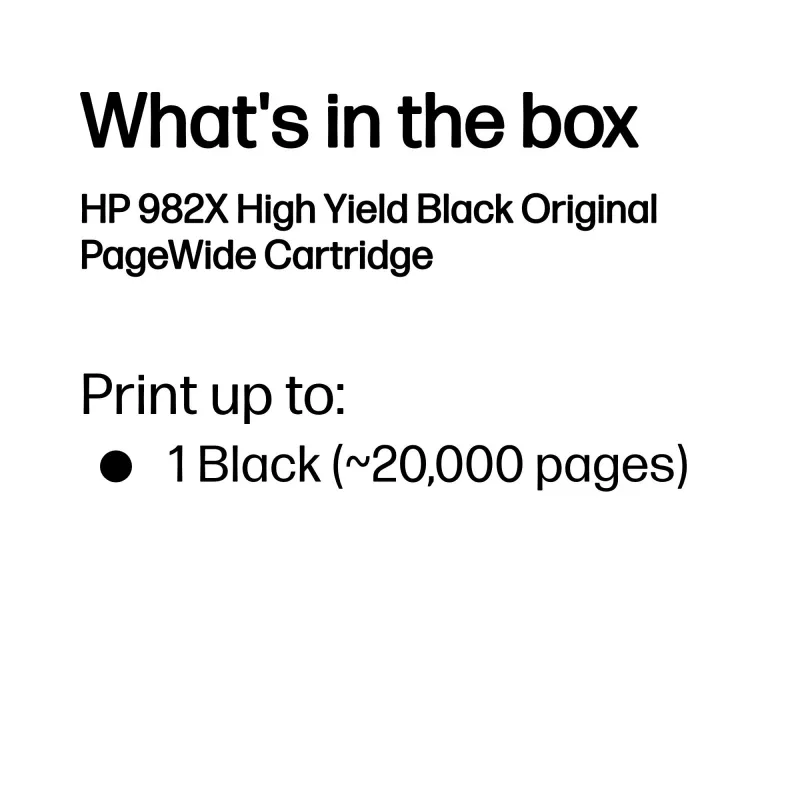 Kasetti HP 982X 20 000 sivua musta T0B30A