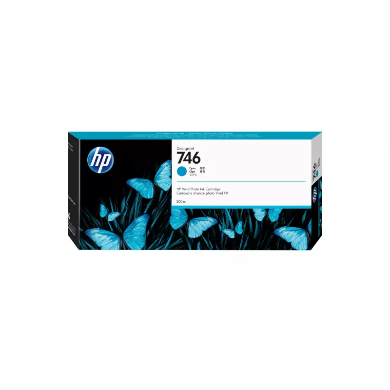 HP 746 300 ml syaani DesignJet-mustepatruuna
