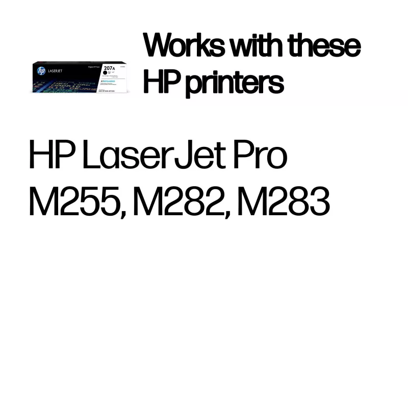 Värikasetti HP 207A musta alkuperäinen LaserJet 1 300 sivua