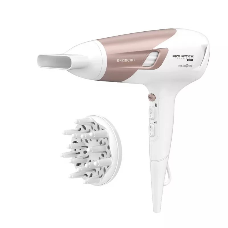 Rowenta Studio Dry CV5830 hiustenkuivaaja 2300 W beige, valkoinen